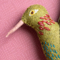 Hummingbird Felt Craft Mini Kit by Corrine Lapierre-Craft Kits-Little Lane Workshops