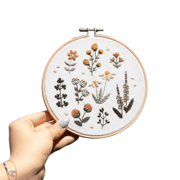 Wildflower - Embroidery Kit by Craft Club-Craft Kits-Little Lane Workshops
