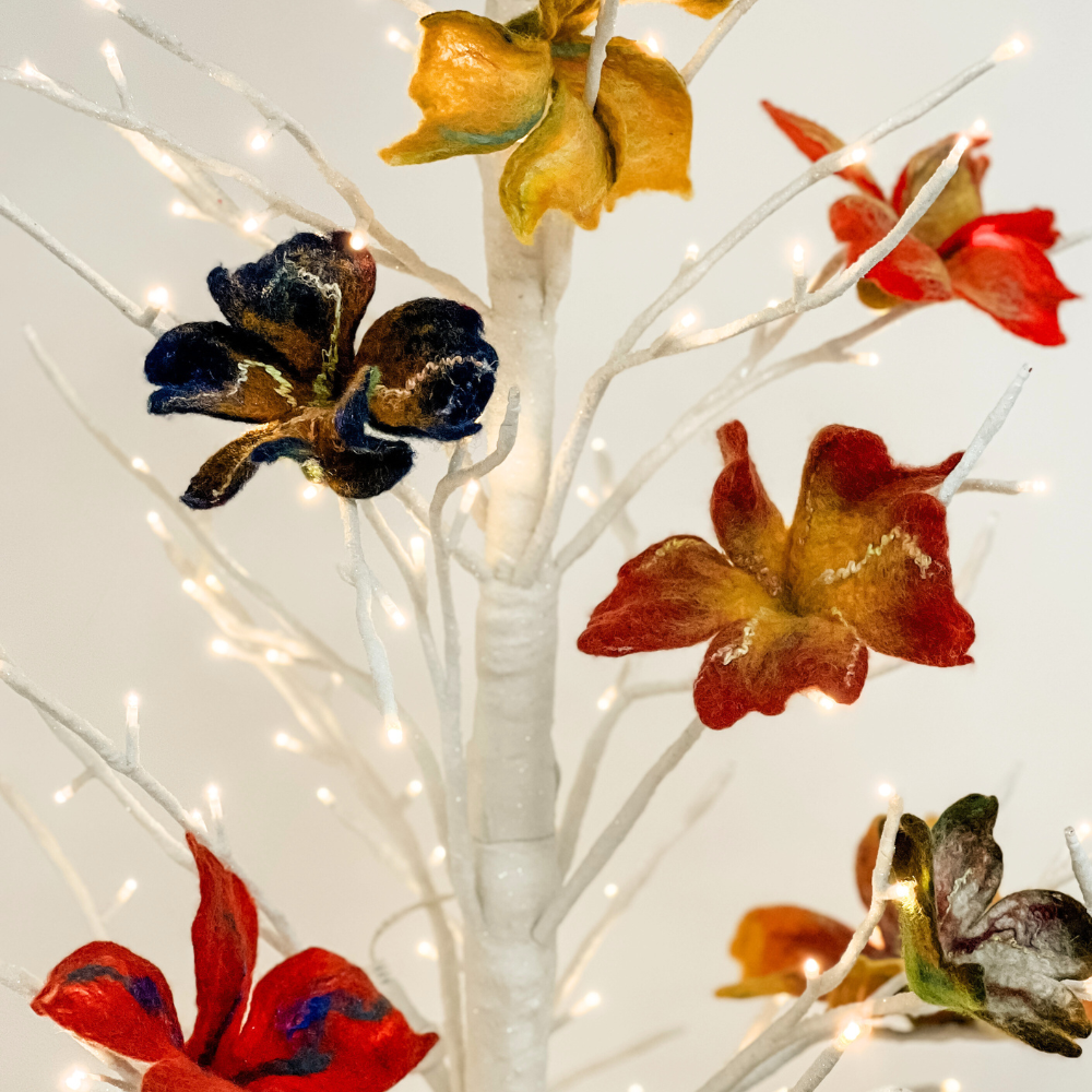 WET FELTED FLOWERS WORKSHOP-Workshop-Little Lane Workshops