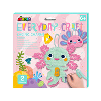 Axolotl Lace Up Charms-Craft Kits-Little Lane Workshops