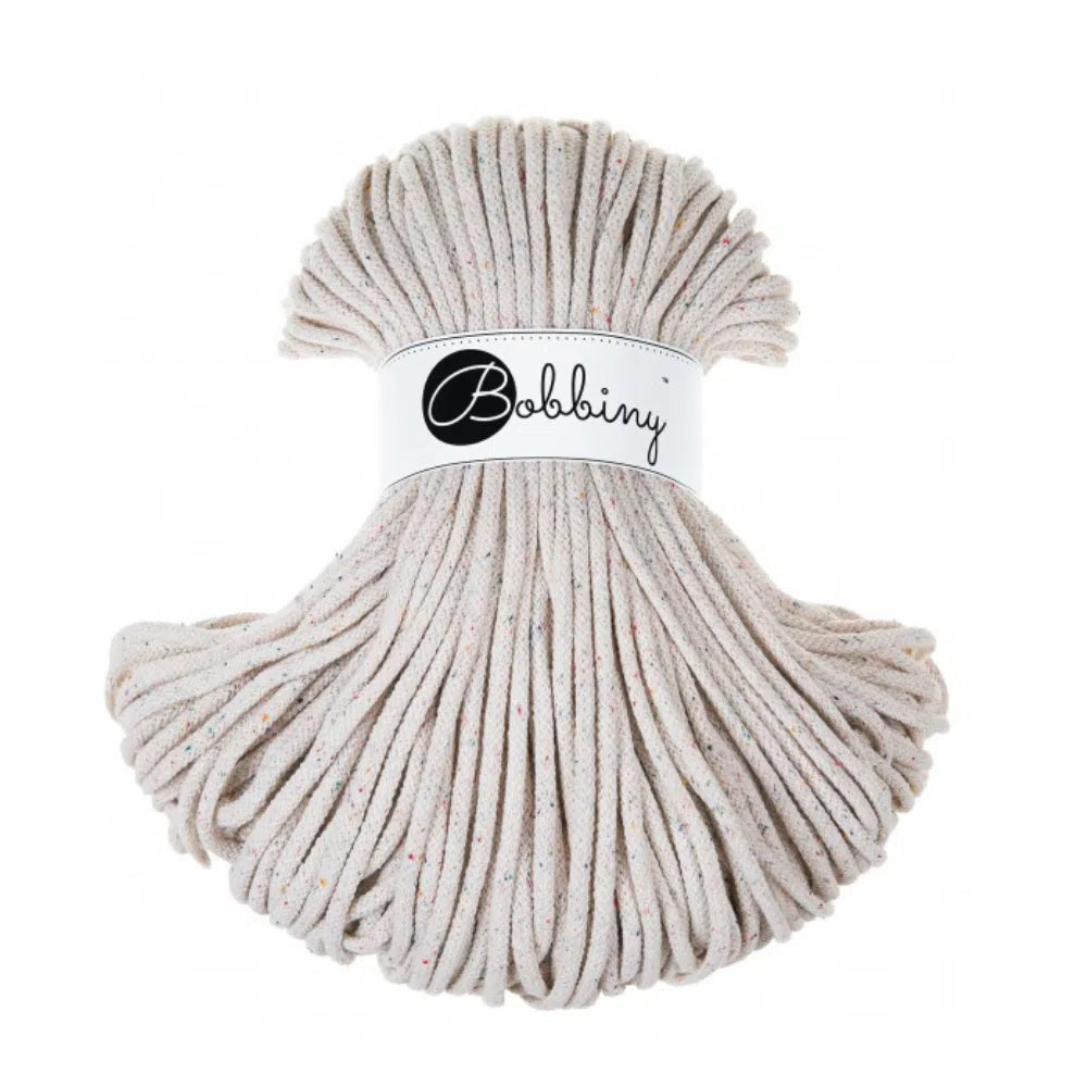 Bobbiny Braided Cord Recycle Cotton - 5mm x 100 meters-Macrame-Little Lane Workshops