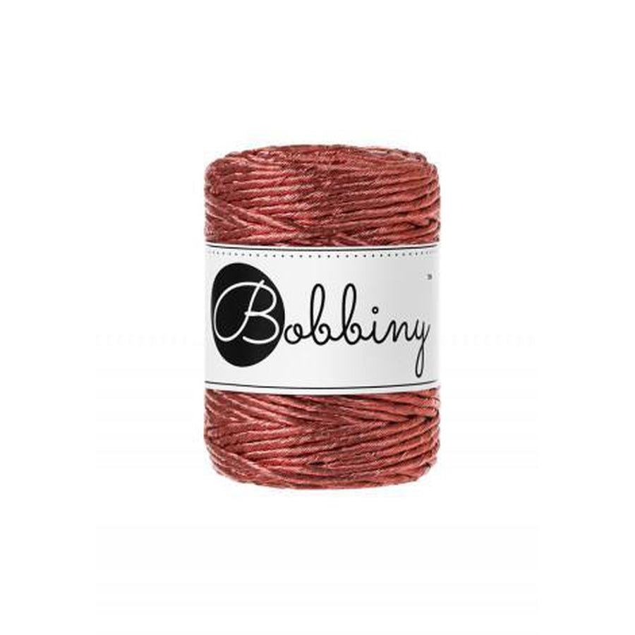 Bobbiny Macrame Metallic Single Twist Cord 3mm - 4 colours-Macrame-Little Lane Workshops