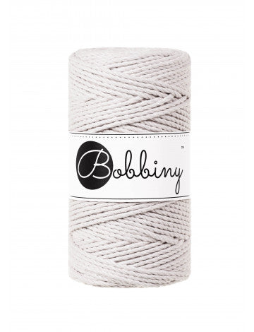 Bobbiny Macrame Twisted Cotton 3ply Rope - Coloured 3mm x 100 meters-Macrame-Little Lane Workshops