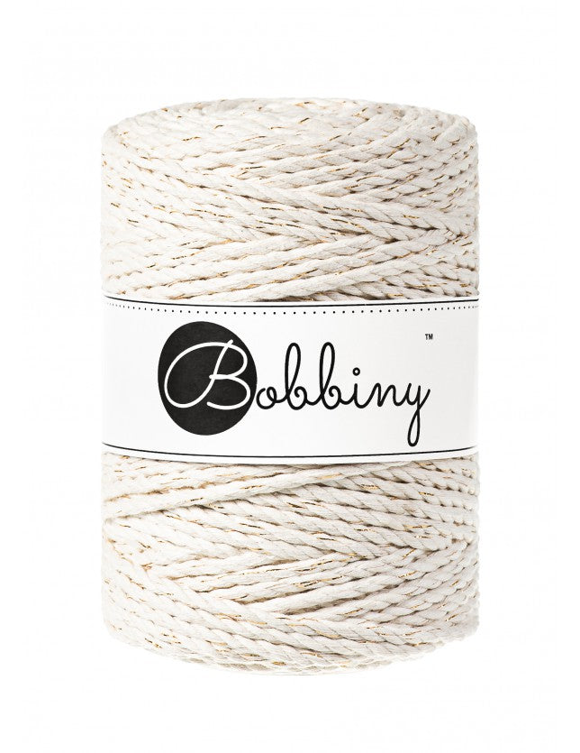 Bobbiny Macrame Twisted Cotton 3ply Rope - Coloured 5mm x 100 meters-Macrame-Little Lane Workshops