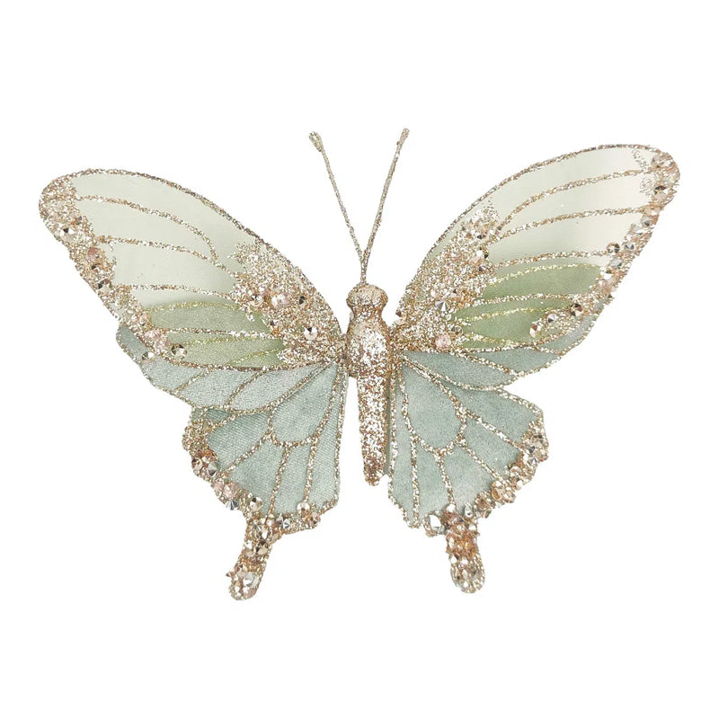 Butterfly Christmas Tree Decorations - Various Colours & Sizes-Homewares-Little Lane Workshops