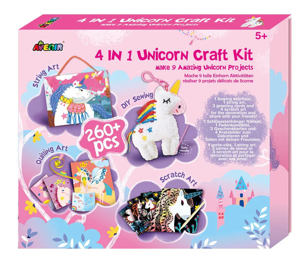 4 In 1 Unicorn Craft Kit-Craft Kits-Little Lane Workshops