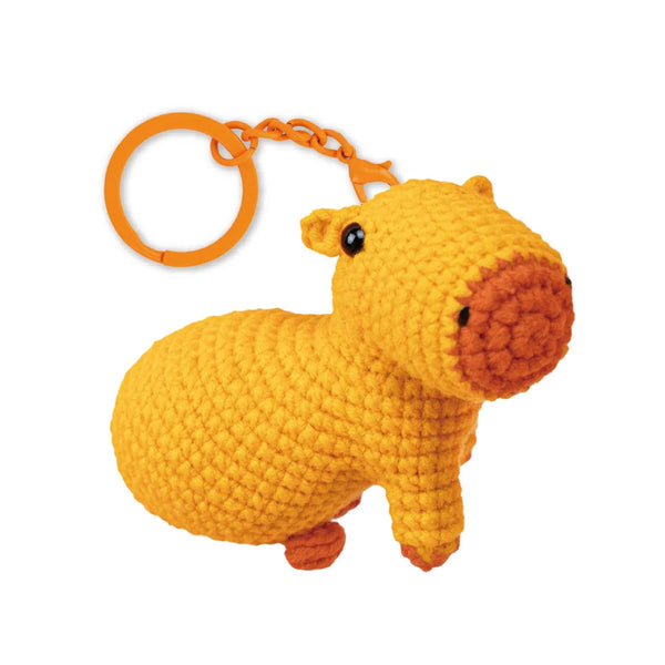 CROCHET Keychain - Capybara-Craft Kits-Little Lane Workshops