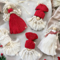 Christmas Macrame Santas & Angels-Workshop-Little Lane Workshops