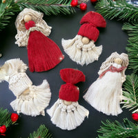 Christmas Macrame Santas & Angels-Workshop-Little Lane Workshops