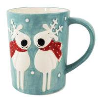 Christmas Reindeers Mug-Homewares-Little Lane Workshops