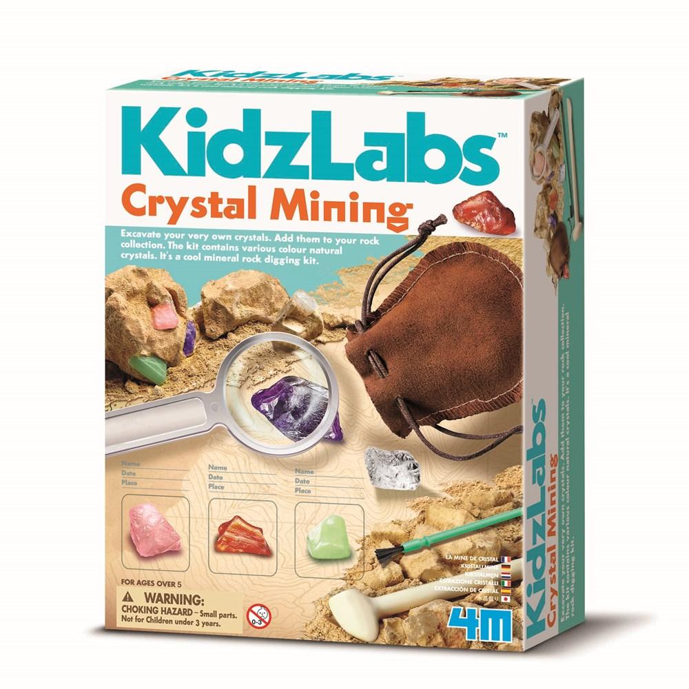 Crystal Mining Kit for Kids-Craft Kits-Little Lane Workshops