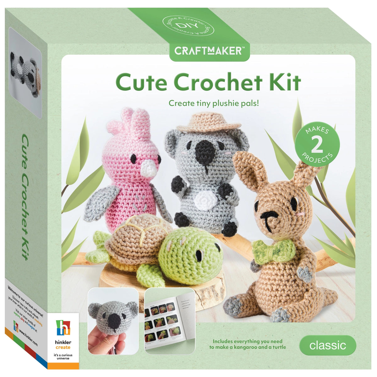Cute Animal Crochet Kit-Craft Kits-Little Lane Workshops