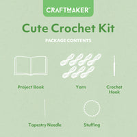 Cute Animal Crochet Kit-Craft Kits-Little Lane Workshops