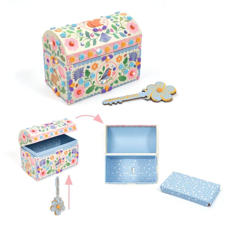 Do It Yourself Precious Treasure Chest-Craft Kits-Little Lane Workshops