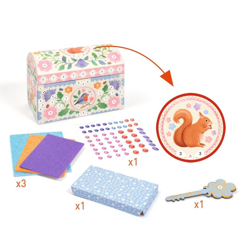 Do It Yourself Precious Treasure Chest-Craft Kits-Little Lane Workshops