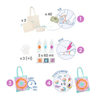 Do It Yourself Tie Dye Bag Kit-Craft Kits-Little Lane Workshops
