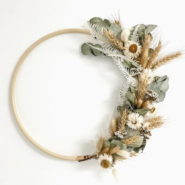 DRIED FLORAL WREATH WORKSHOP-Workshop-Little Lane Workshops