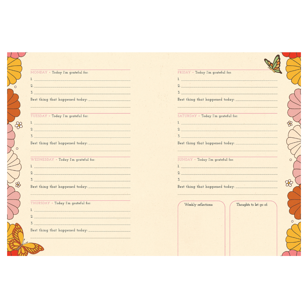 Daily Gratitude Journal-Affirmation Cards-Little Lane Workshops