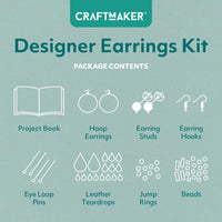 Craft Maker Designer Earrings Kit-Craft Kits-Little Lane Workshops