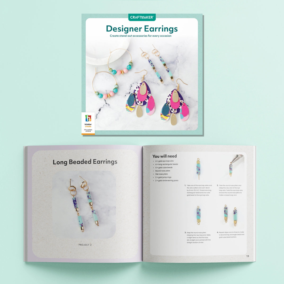 Craft Maker Designer Earrings Kit-Craft Kits-Little Lane Workshops
