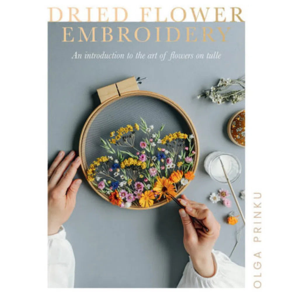 Dried Flower Embroidery Book-Magazine & Books-Little Lane Workshops
