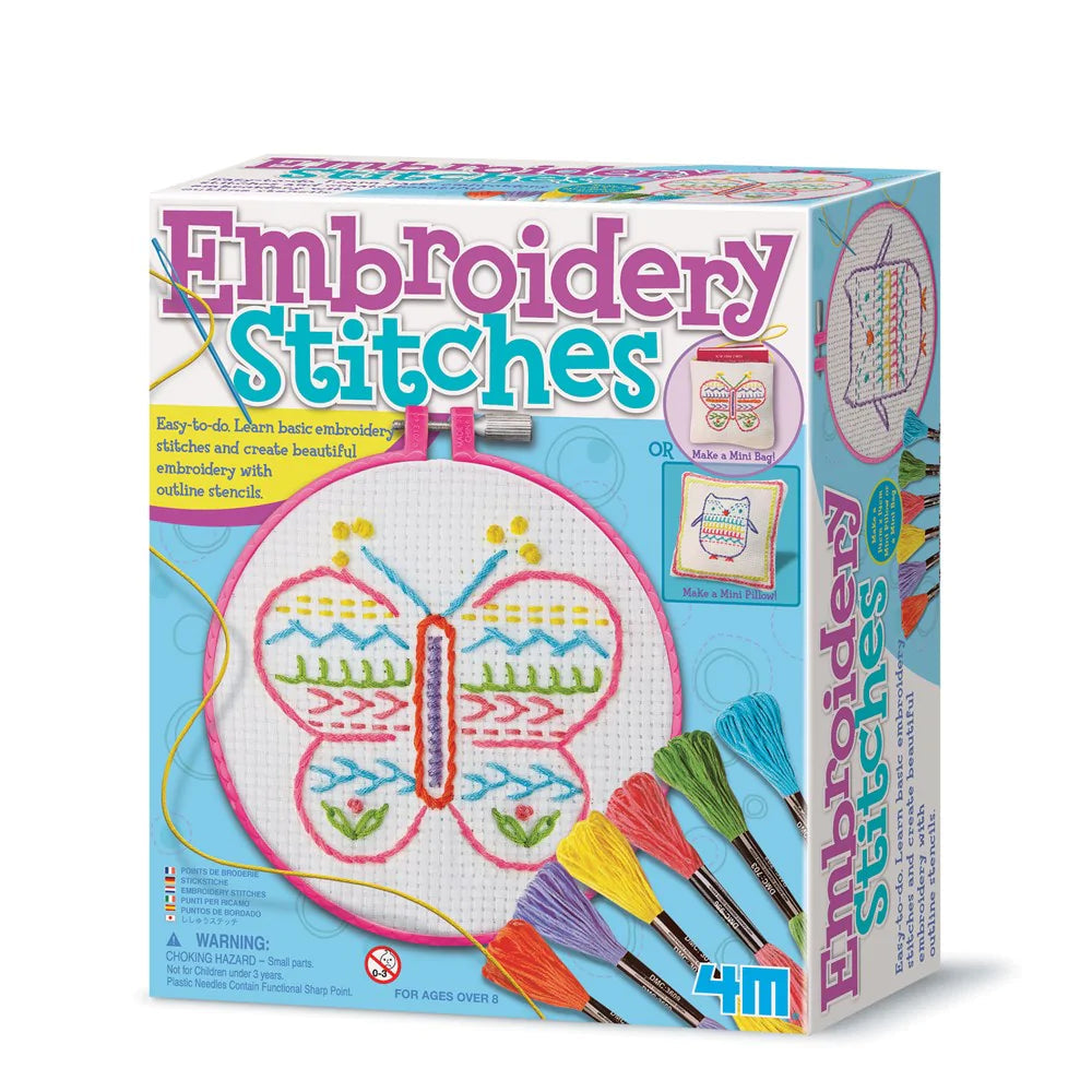 Kids embroidery best sale kit