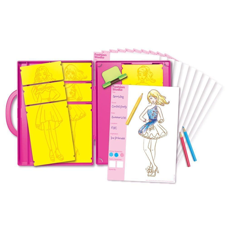 FASHION DESIGN PORTFOLIO for Kids-Craft Kits-Little Lane Workshops