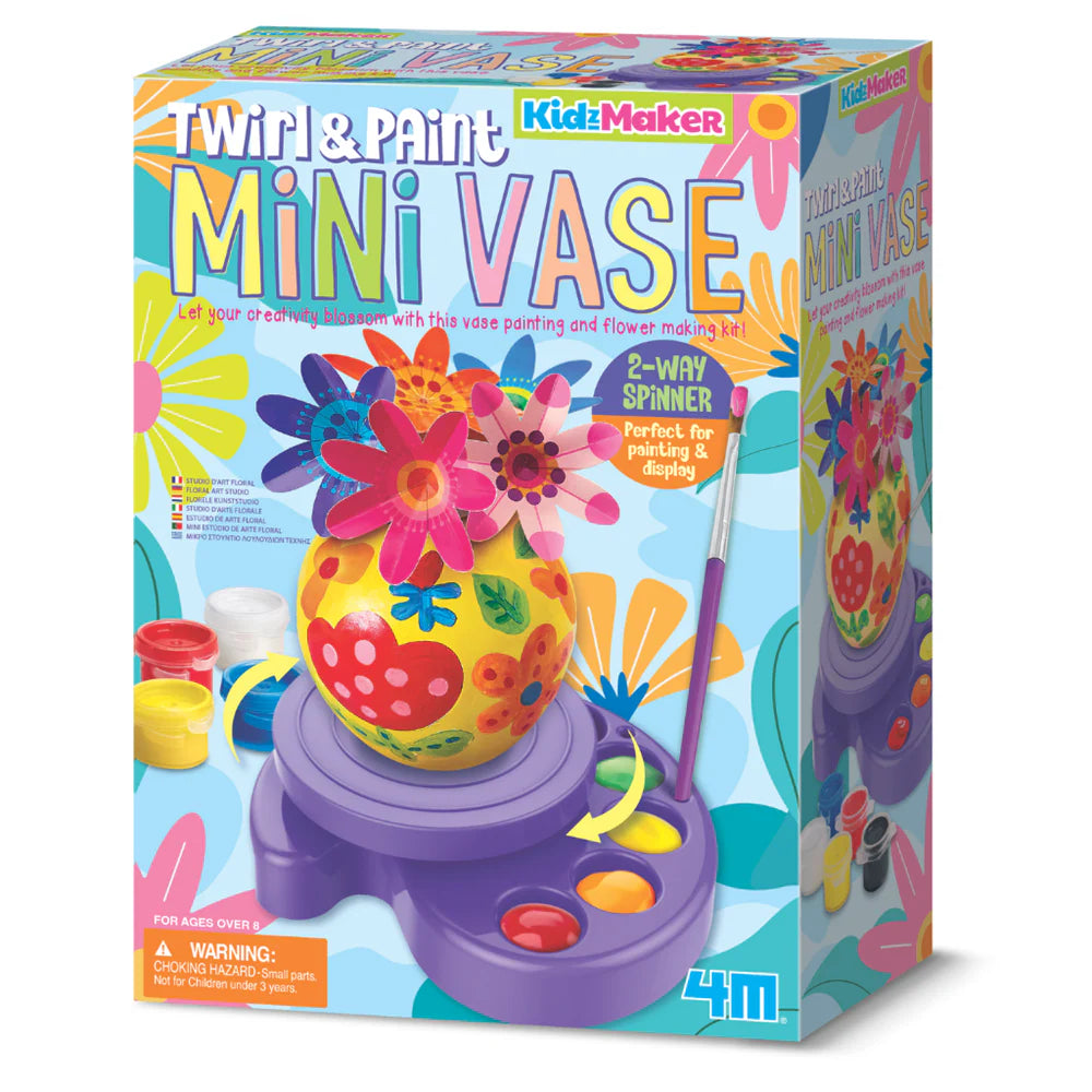 Twirl and Paint Mini Vase Kit