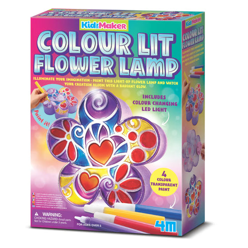 Colour Lit Flower Lamp-Craft Kits-Little Lane Workshops