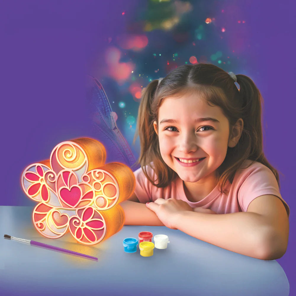Colour Lit Flower Lamp