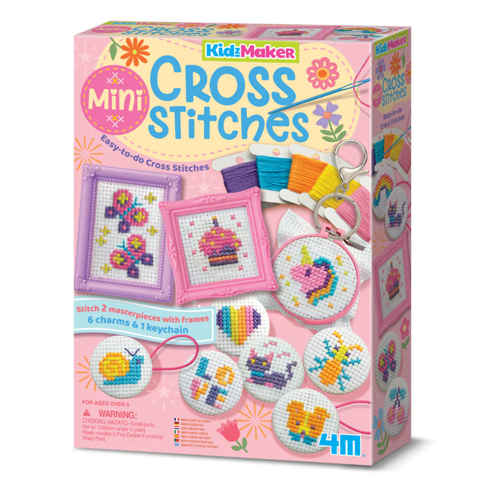 Mini Cross Stitch Buttons