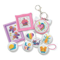 Mini Cross Stitch Buttons
