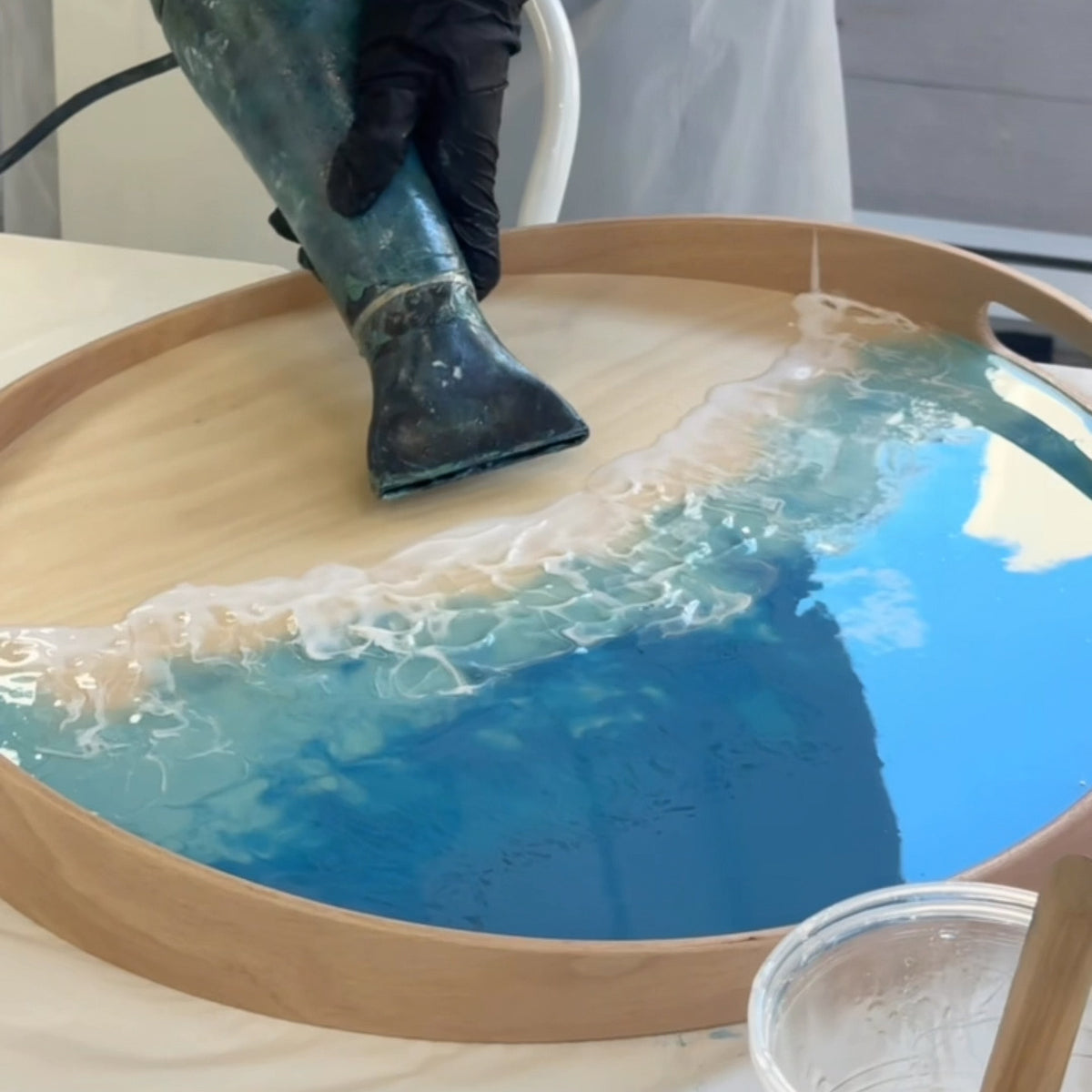 RESIN ART | Wall Art, Serving Trays or Homewares WORKSHOP-Workshop-Little Lane Workshops