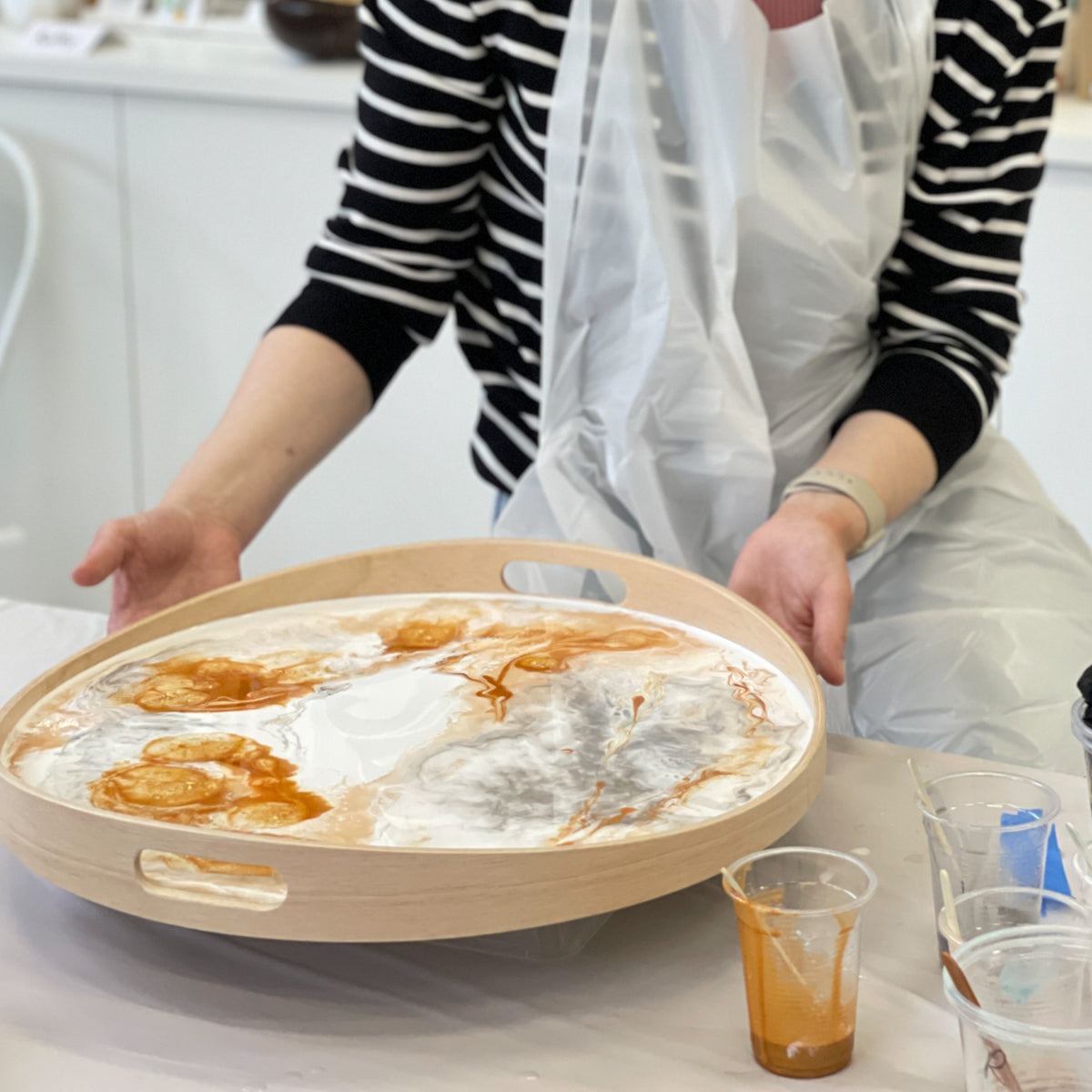 RESIN ART | Wall Art, Serving Trays or Homewares WORKSHOP-Workshop-Little Lane Workshops