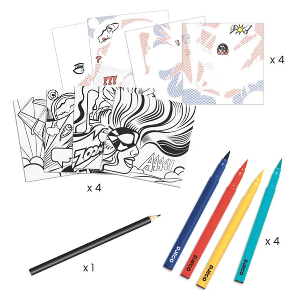 Inspired By Superheroes KIT for Kids-Craft Kits-Little Lane Workshops