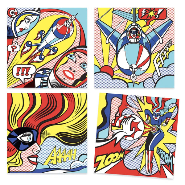 Inspired By Superheroes KIT for Kids-Craft Kits-Little Lane Workshops