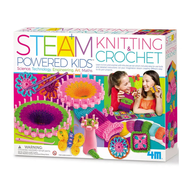 KNITTING & CROCHET KIT for Kids-Craft Kits-Little Lane Workshops