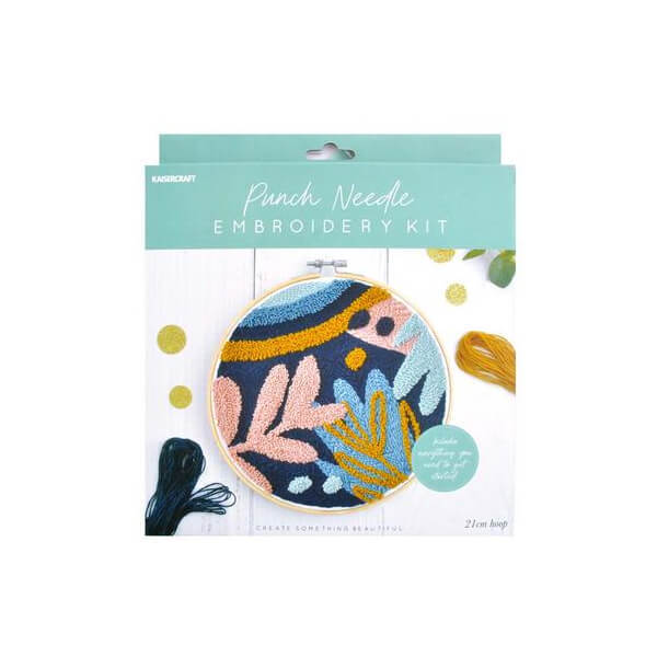 Kaisercraft Punch Needle Kit Abstract-Craft Kits-Little Lane Workshops