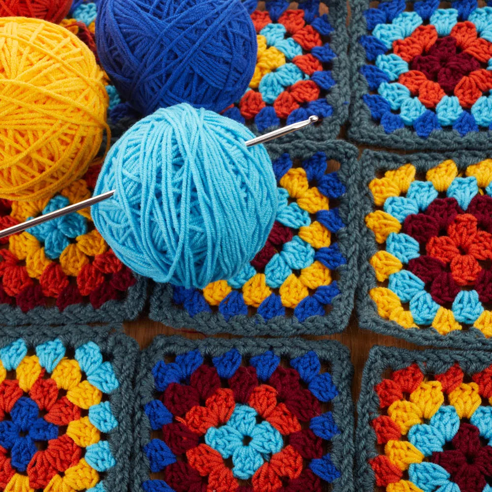 LEARN TO CROCHET GRANNY SQUARES - INTERMEDIATE CLASS-Workshop-Little Lane Workshops