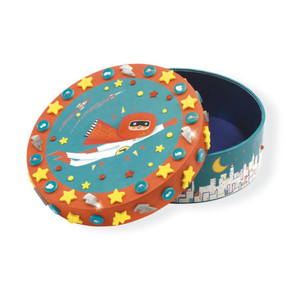 Little Super Hero Treasure Box Kit for Kids-Craft Kits-Little Lane Workshops