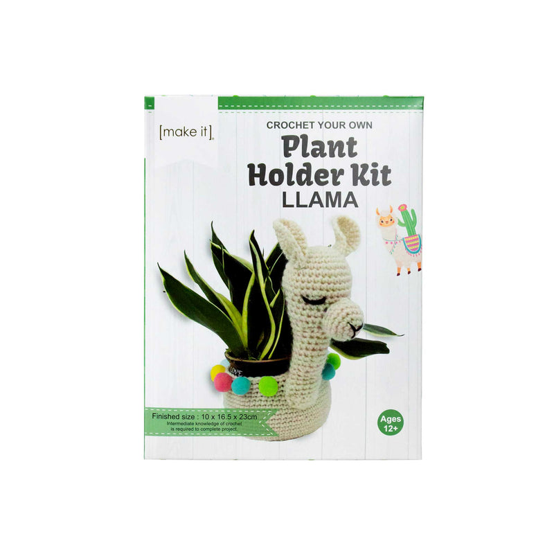 Llama Planter Crochet Kit-Craft Kits-Little Lane Workshops