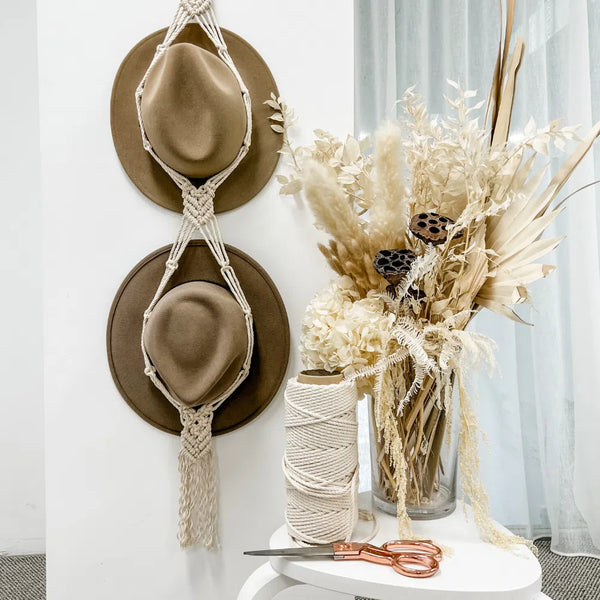 MACRAME HAT HANGERS-Workshop-Little Lane Workshops