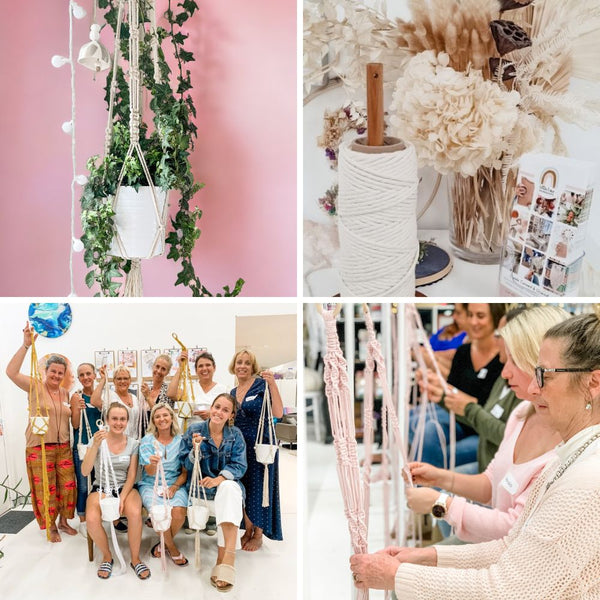 MACRAME PLANT HANGERS-Workshop-Little Lane Workshops