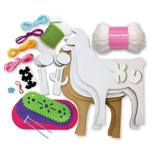 MAKE YOUR OWN LLAMA DOLL KIT for Kids-Craft Kits-Little Lane Workshops