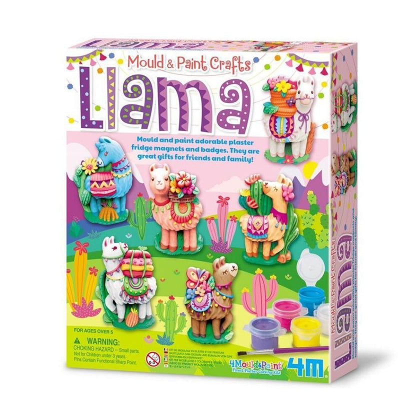 MOULD & PAINT KIT for Kids - Llama-Craft Kits-Little Lane Workshops
