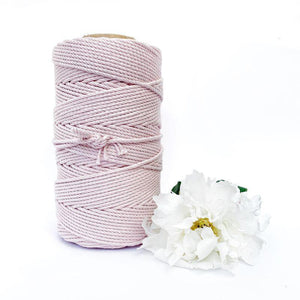 Macrame Twisted Cotton Rope - Coloured 5mm x 1kg Pastel Bulk Rolls (Approx 150 Meters)-Macrame-Little Lane Workshops