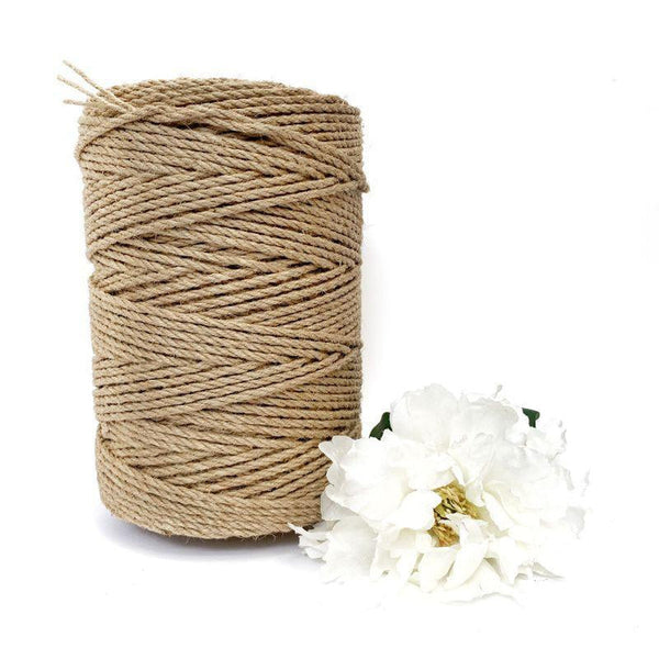 Macrame Twisted Jute Rope 3.5mm x 1kg Natural-Macrame-Little Lane Workshops