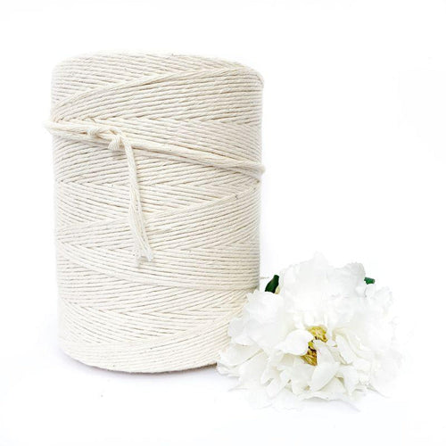 Macrame Twisted Mop Cotton 3mm-Macrame-Little Lane Workshops