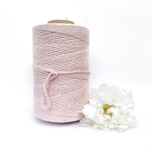 Macrame Twisted Mop Cotton - Coloured 3mm x 1kg Pastel Bulk Rolls (Approx 480 Meters)-Macrame-Little Lane Workshops
