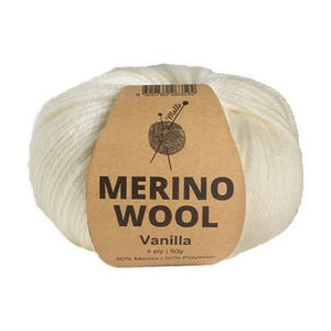 Merino / Polyester Mix Yarn 50gm - Various Colours-Macrame-Little Lane Workshops